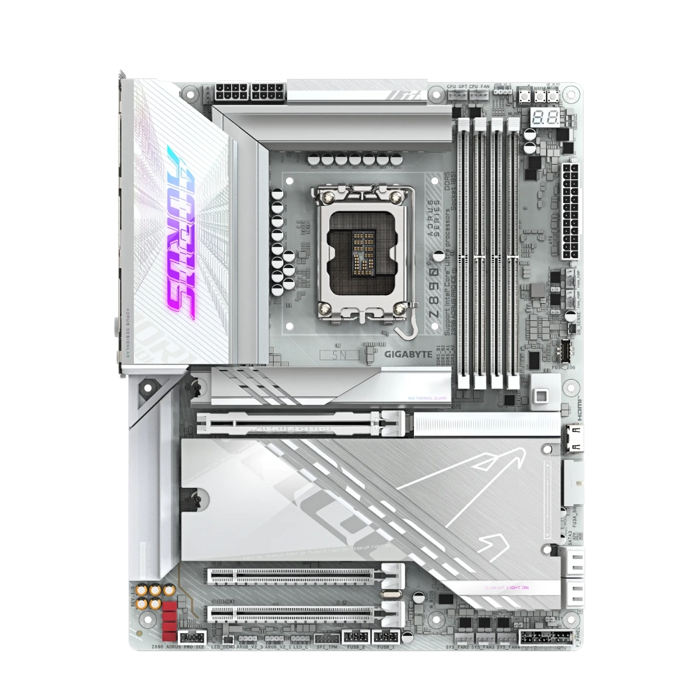 Gigabyte Motherboard Z890 AORUS PRO ICE WIFI DDR5 For Intel Ultra Processors view 2